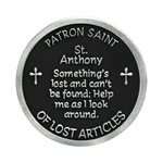 "St. Anthony" Pocket Token, Pewter, 1¼", English / ea