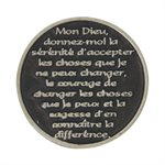 Serenite Pewter Pocket Token, 1.25", French / ea