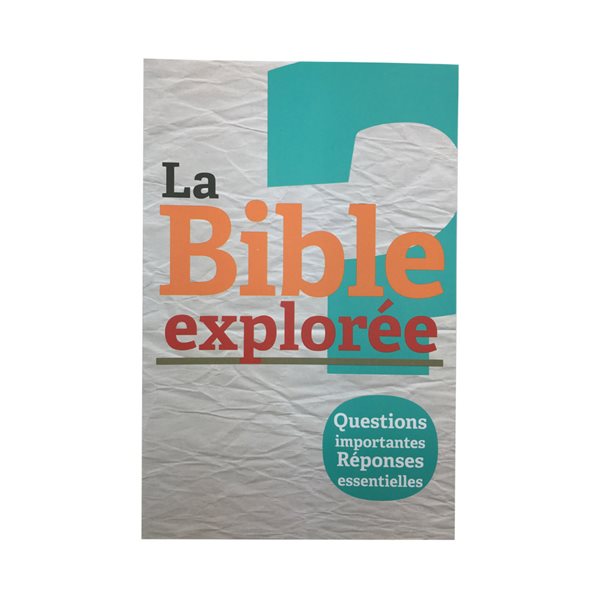 The Explored Bible, 40 pages, French