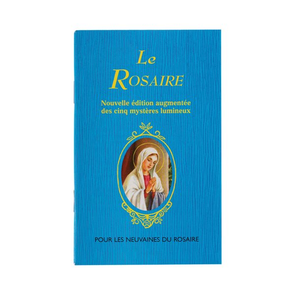 Livre «Le Rosaire», avec 5 myst. lumineux, Français