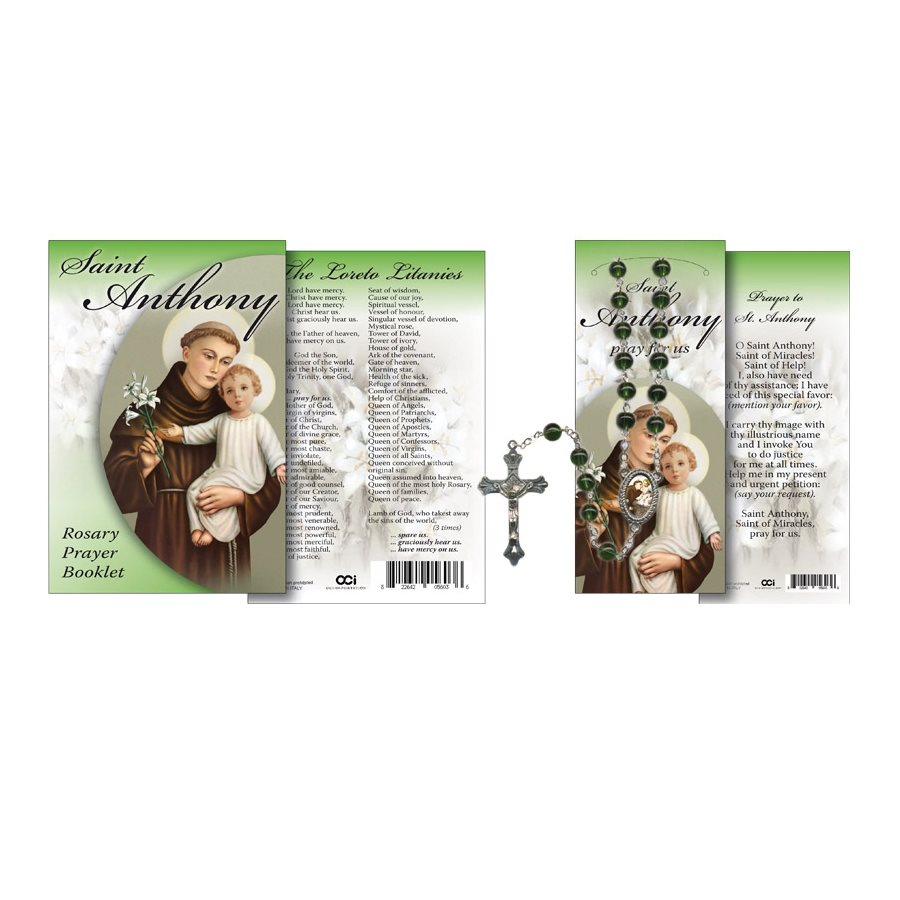 'St. Ant.'' Rosary Booklets, 16 p. + ros. incl., English