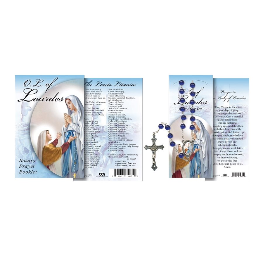 'Lourdes'' Rosary Booklets, 16 p. + ros. incl., English