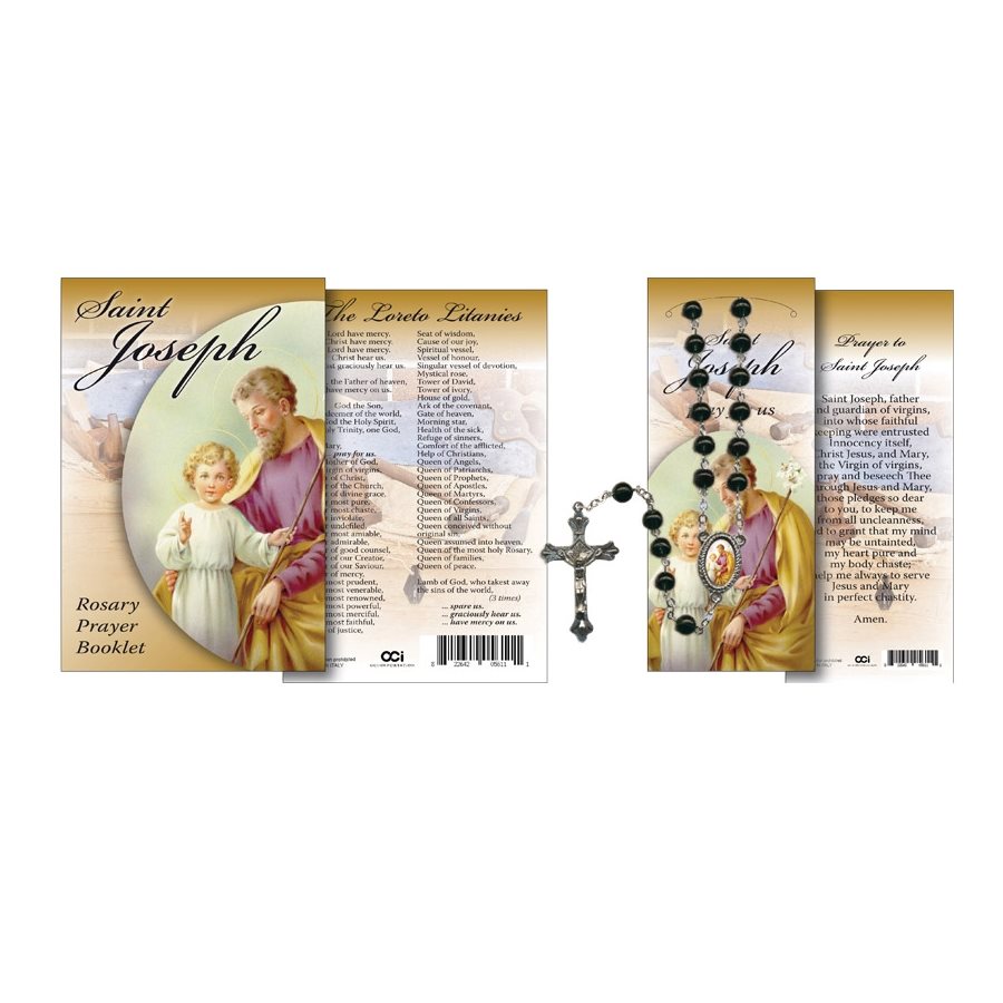 'St. Joseph'' Rosary Book., 16p. + ros. incl., English