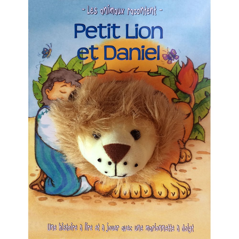 Petit Lion et Daniel Bible, 5 1 / 2" x 7 1 / 2", French