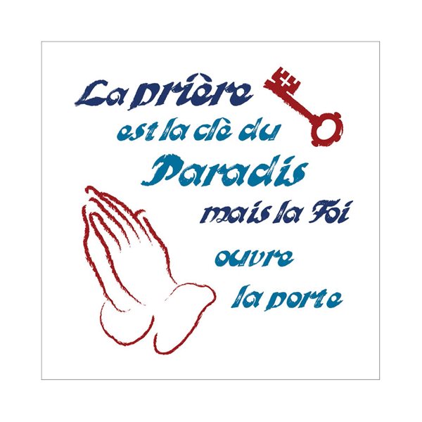 'Paradis'' Ceramic Tiles, 4" x 4", French