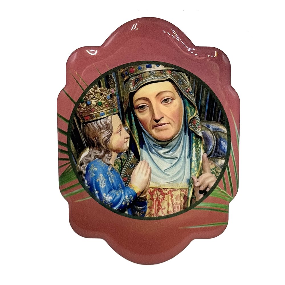 Adhésive Plaque 2 1 / 4'' x 3 1 / 4'', resin, Saint Ann