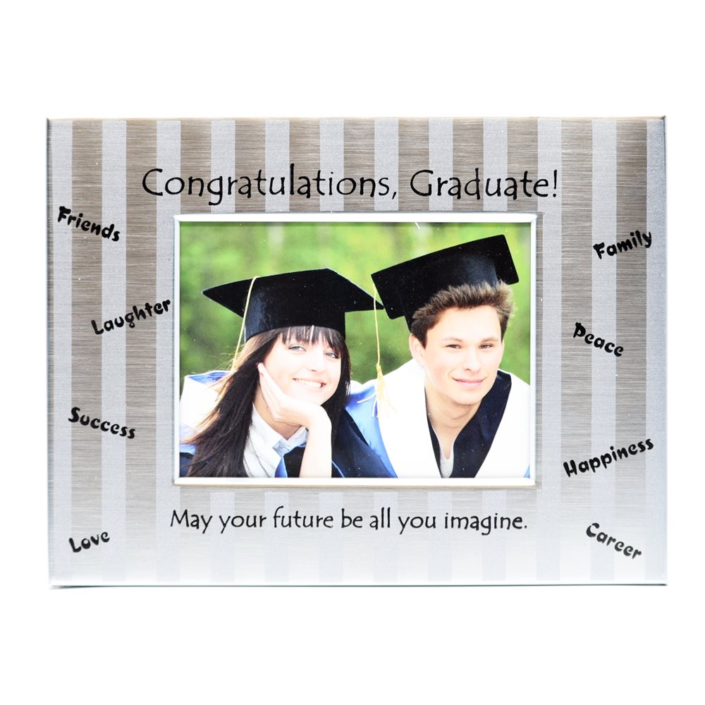 Graduate Picture Frame, 6'' x 8'', English