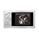 ''The Miracle of Life'' Pewter Frame, 4" x 6", Engli