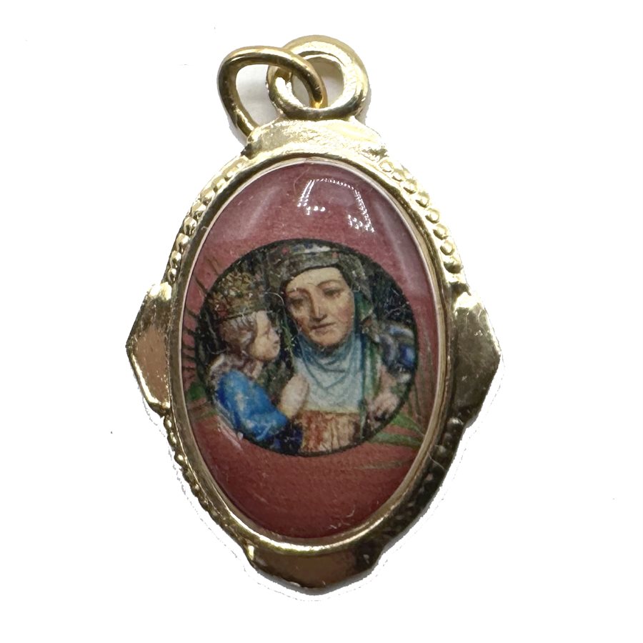 Aluminium / resin Medal 1'', Saint Ann