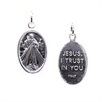 ''Divine Mercy'' Oxidized Medal  /  ea