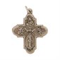 Oxidized Cross-Form Medal, 4 Subjects  /  ea