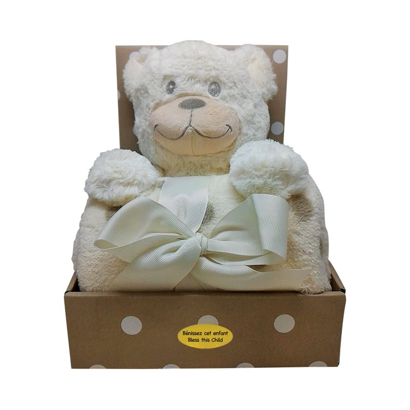 Ourson plush beige avec serviette Ourson plush beige avec serviette