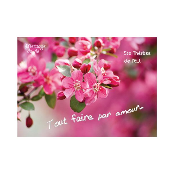 Carte spirituelle « Amour », 7 x 10 cm, Français / un Carte spirituelle « Amour », 7 x 10 cm, Français / un