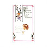 12 Communion Cards for Girl w /  Env., 4¼" x 7¼", French