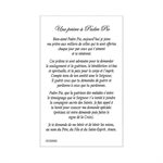 ''Padre Pio'' Prayers & Pict., 2 1 / 8 x 3 3 / 8", French