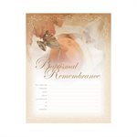 Certificat baptême unisexes, 26,5 x 20,5 cm, Anglais  /  un