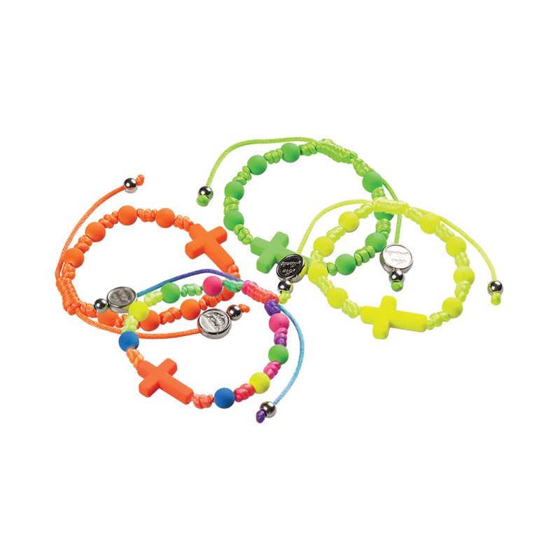 Boxed, bracelets for kid, assorted colours