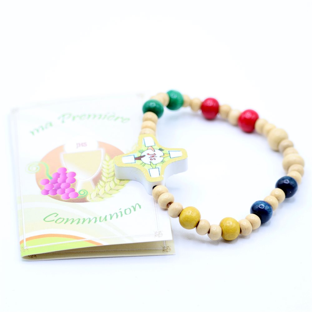 Bracelet de bois avec certificat, Bilingue