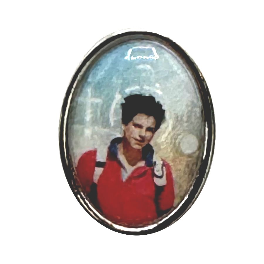 Carlo Acutis Lapel Pin, 3 / 4'', nickel