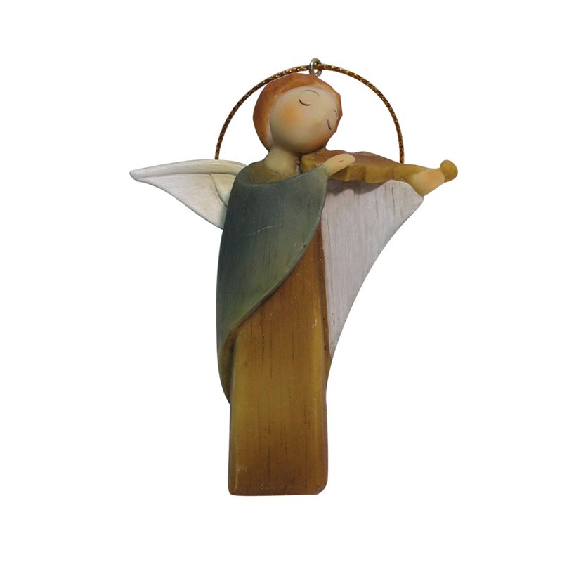 Resin Angel with Violin, 3''
