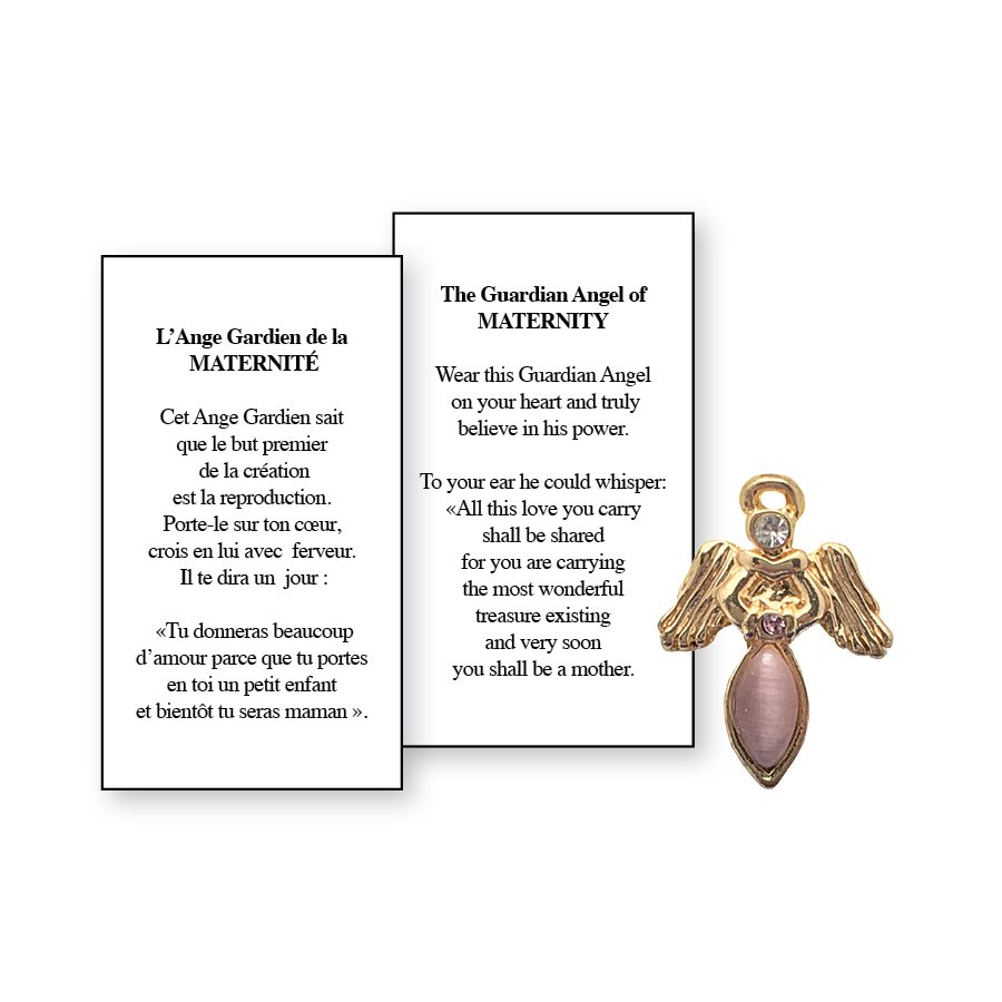 Lapel Pin Poem, Gardian Angel. Maternity, English