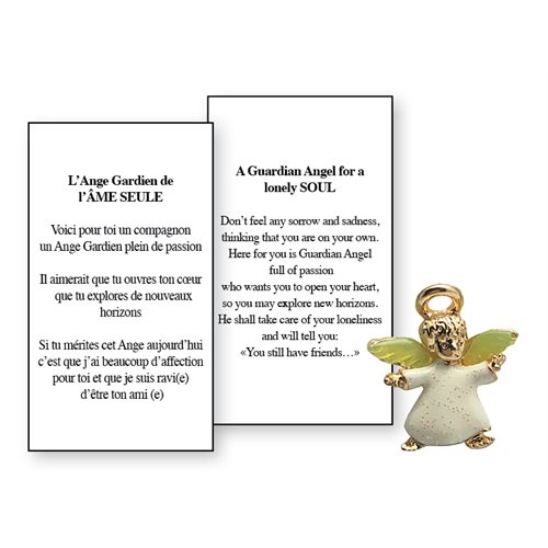 Lapel Pin Poem, Gardian Angel. soul, lonely, English