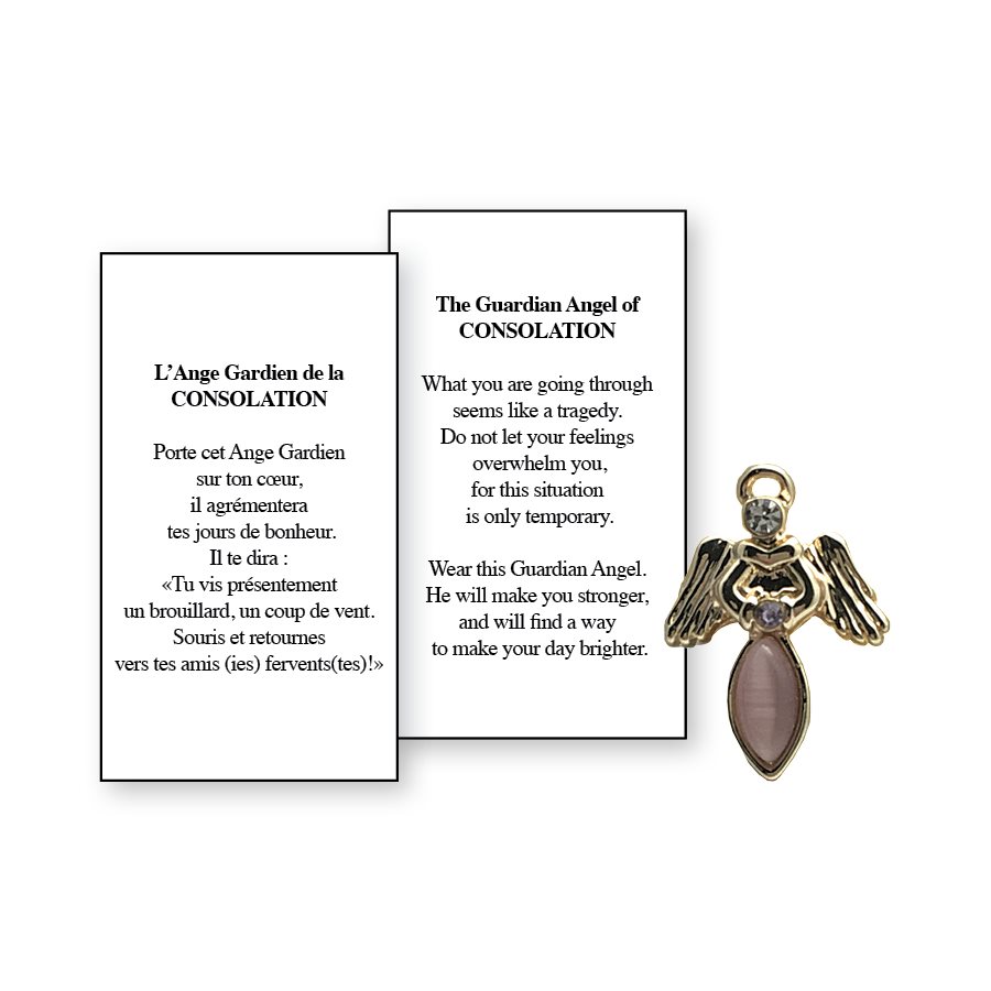 Lapel Pin Poem, Gardian Angel. Consolation, English