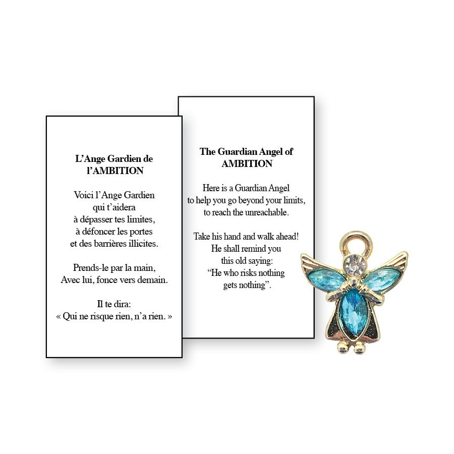 Lapel Pin Poem, Gardian Angel. Ambition, English
